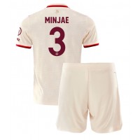 Echipament fotbal Bayern Munich Kim Min-jae #3 Tricou Treilea 2024-25 pentru copii maneca scurta (+ Pantaloni scurti)